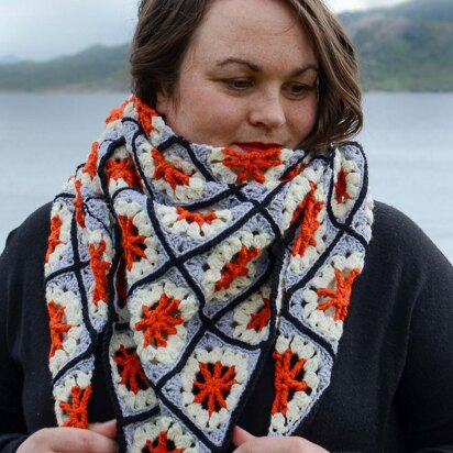 Ferris Wheel Granny Square Shawl