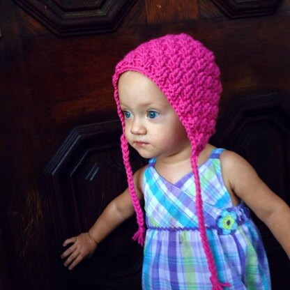 Texture Weave Baby Bonnet