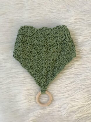 Corner To Corner Teether Bib