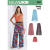 New Look Misses' Knit Skirts and Pants or Shorts 6381 - Paper Pattern, Size A (8-10-12-14-16-18-20)