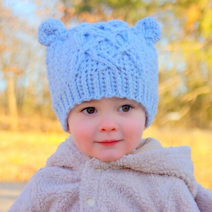 Little Bear Cable Hat