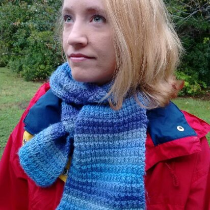 Warm Waffle Scarf