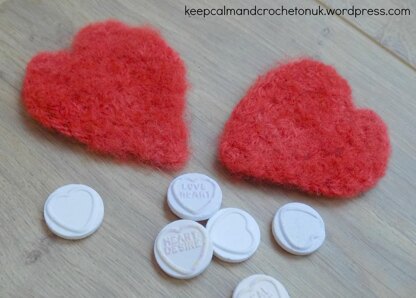 Little Felted Hearts