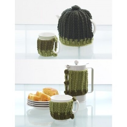 Coffee Tea or Me Crochet Sets in Patons Decor