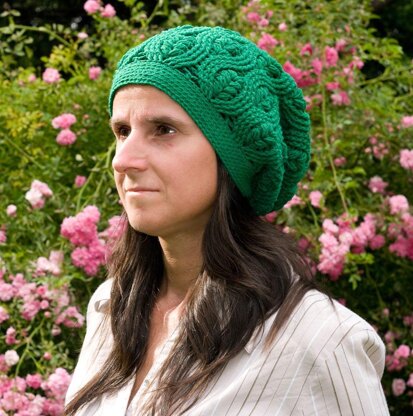 Dancing Trees Reversible Slouchy Hat