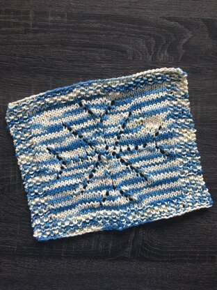 Lacy Snowflake Dishcloth