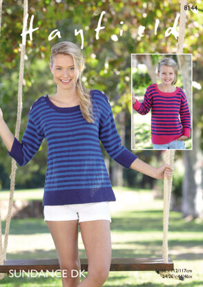 Tops in Hayfield Sundance DK - 8144 - Downloadable PDF