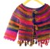 Dancing poppies cardigan