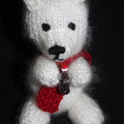 Teeny Tiny Polar Bear Christmas Ornament