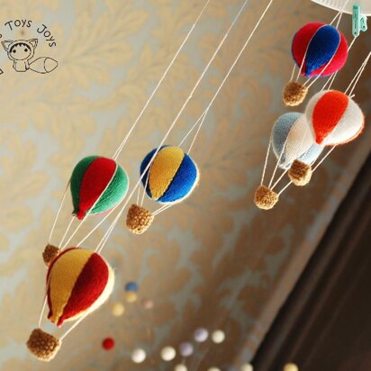 Baby Mobile, Hot Air Balloon Nursery Decor