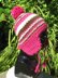 Superchunky Stripe Peruvian Bobble Trapper Hat