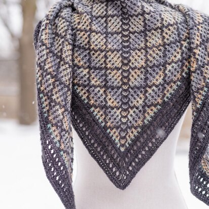 Sophistication Shawl - knitting pattern