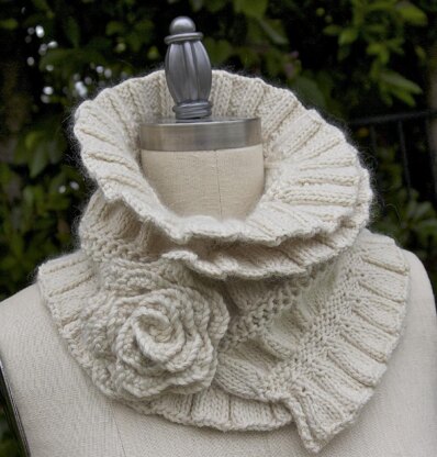 Ruffled and Ruched Scarf