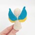 Angel ornament amigurumi crochet pattern keychain Bag charm Crochet car mirror hanging