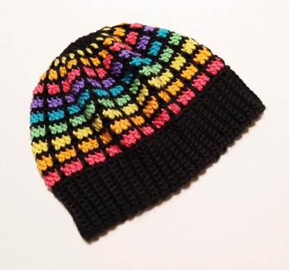 Easy Rainbow Hat