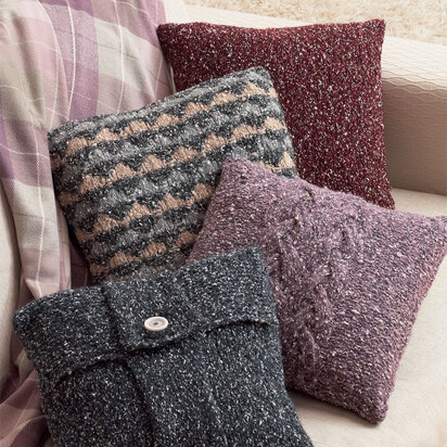 Cushion Covers in Sirdar Bouffle - 7506 - Downloadable PDF