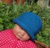 Baby Simple Garter Stitch Roll Brim Beanie Hat