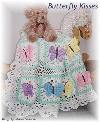 Butterfly Kisses Baby Blanket