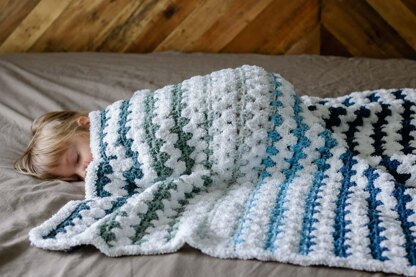 Tributary Baby Blanket