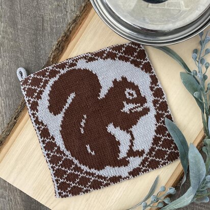 Woodland Squirrel Potholder