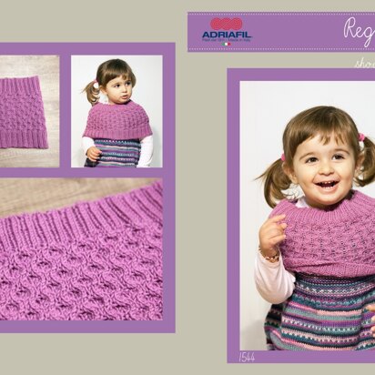 Baby Shoulder Warmer in Adriafil Regina - 1544 - Downloadable PDF