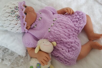 Amelia Baby Romper and Hat