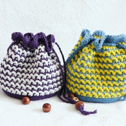 Reversible Drawstring Bag