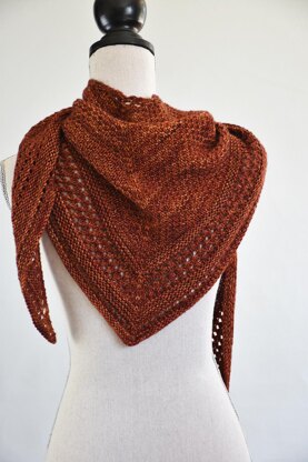 Purl Dust Shawl