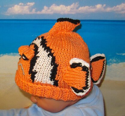 "Clowning Around" Clown Fish Beanie