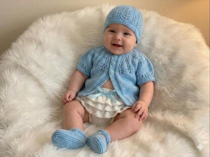 "Amber" cardigan & knicker set