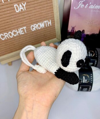 Baby Panda Keychain Holder