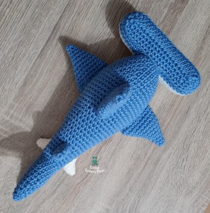 Hank the Hammerhead Shark - US Terminology - Amigurumi