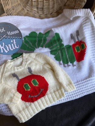 Caterpillar toddler sweater
