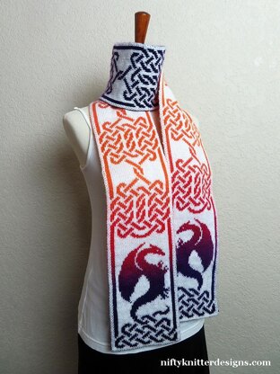 Celtic Dragon Scarf