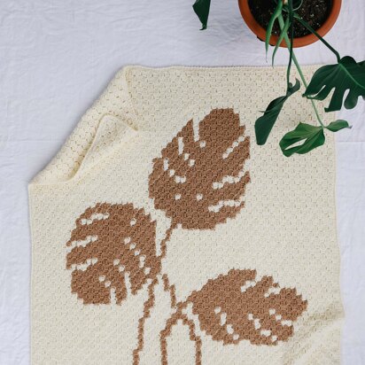 Monstera C2C Blanket