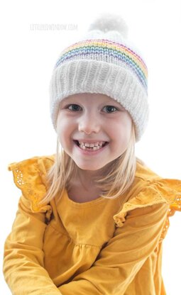 Classic Mini Rainbow Stripe Hat