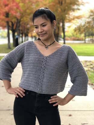 Crop top sweater