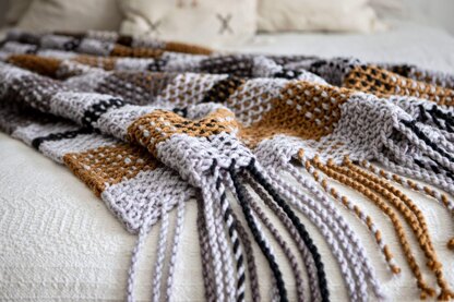 Moonstone Plaid Blanket