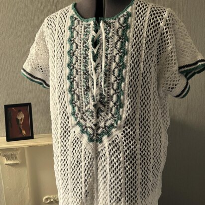 Colour Work Dashiki Shirt