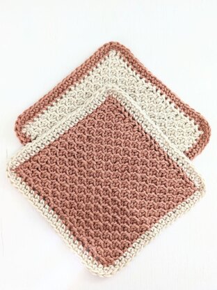 Tunisian Honeycomb Washcloth