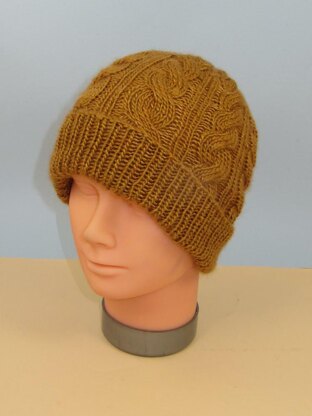 Alternate Twist Cable Beanie hat