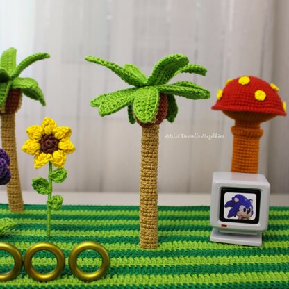Green Hill Palm Tree – Amigurumi Pattern (PDF)