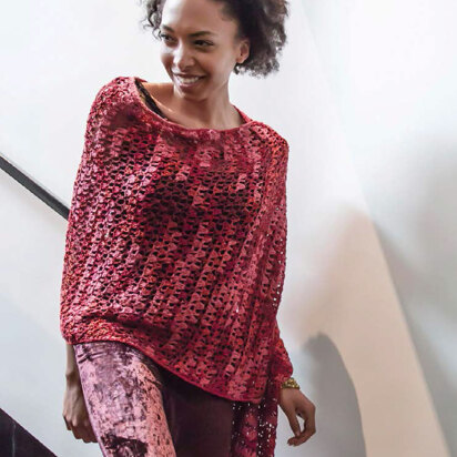 Dionne Shawl in Berroco Mixer - Downloadable PDF