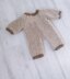 Baby bear boucle raglan romper & hat pdf knitting pattern, 0-12 months