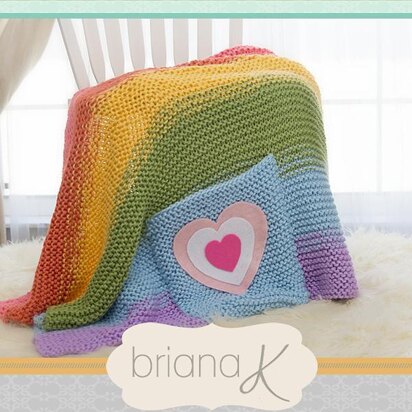 Rainbow Pocket Blanket Knit