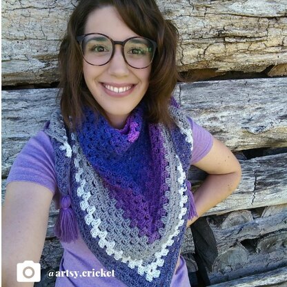 Granny Isosceles Triangle Scarf