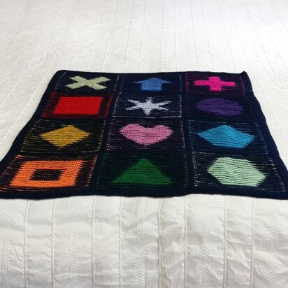 Illusion Shapes Blanket