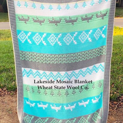 Lakeside Mosaic Blanket