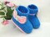 Pattern Knit Booties Merida
