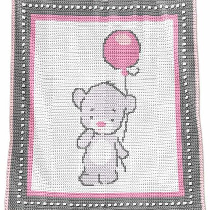 CROCHET Baby Blanket - Baby Bear